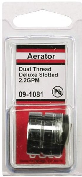 Dual Thread Slotted Aerator